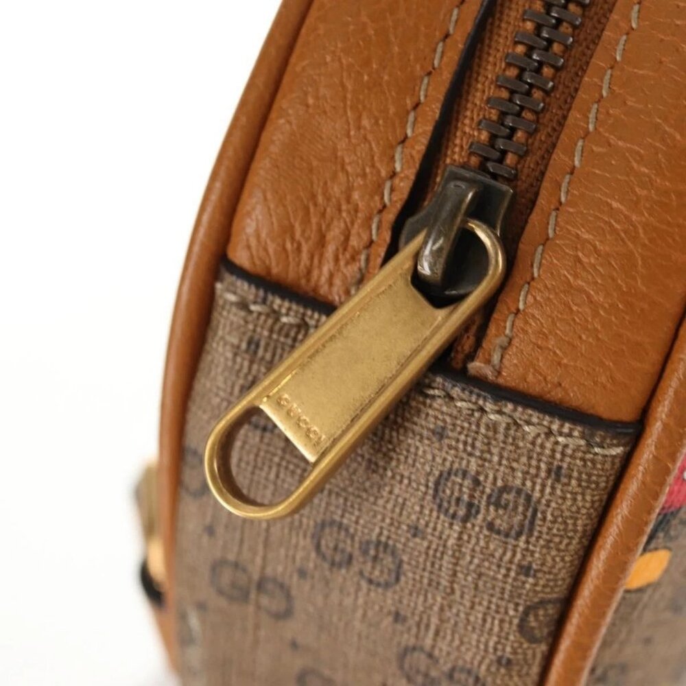 GUCCI Micro GG Supreme Disney Mini Backpack PVC Beige Gold 603730 Auth am9564M - Picture 2 of 15